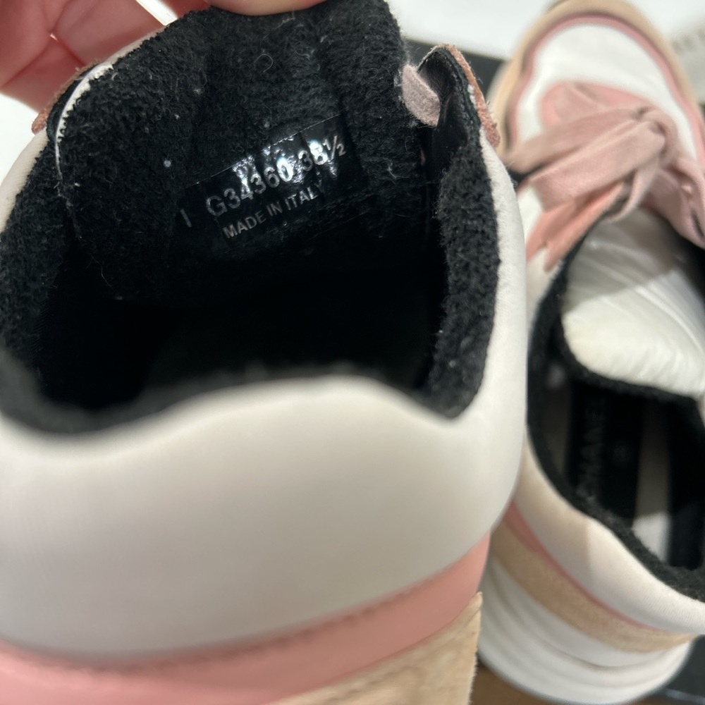 Chanel 19C black and pink suede sneakers - Picture 6 of 10